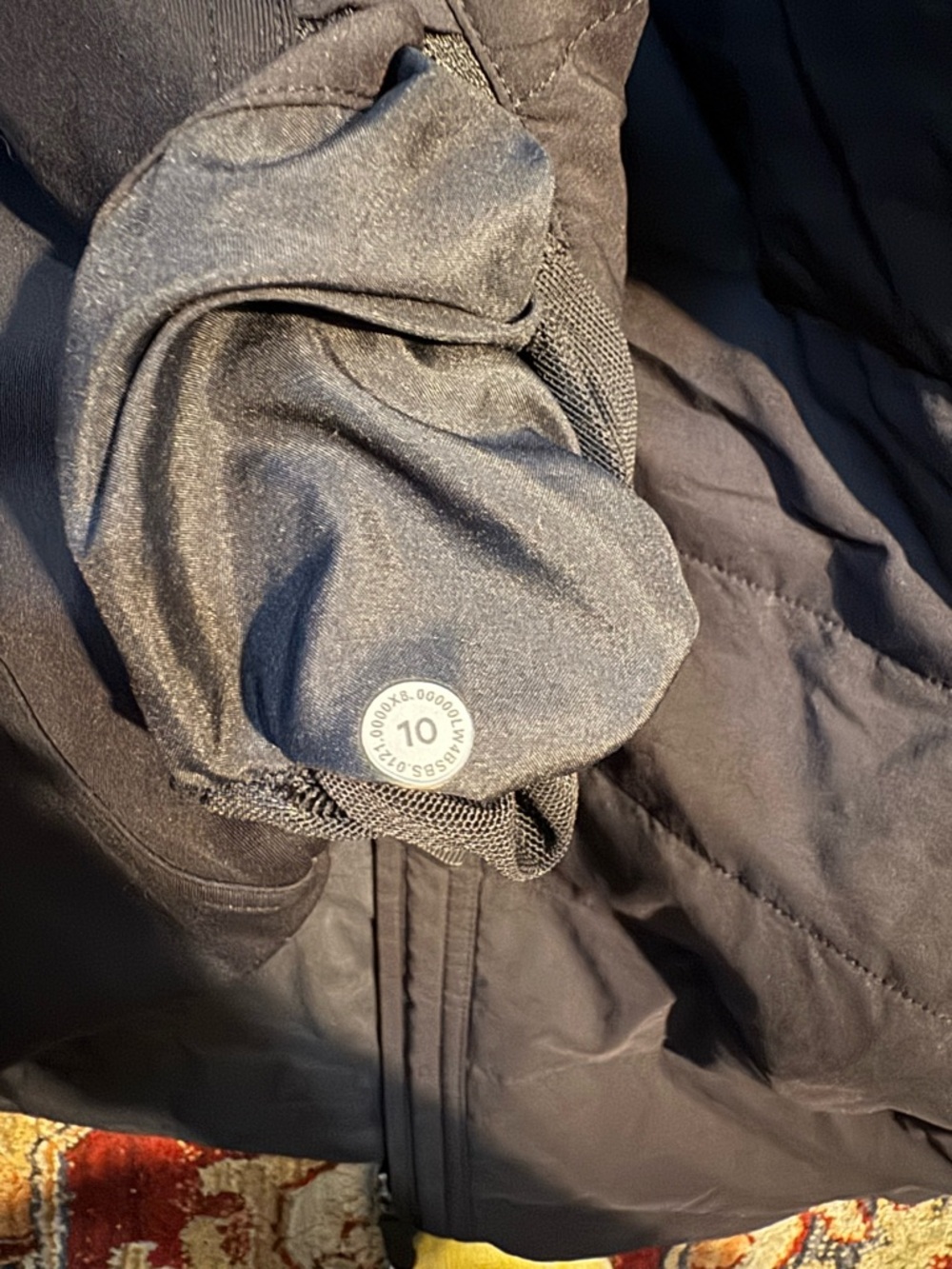 Lululemon Zip Up Jacket Black Womens Size 10 (US Medium) - Picture 8 of 8